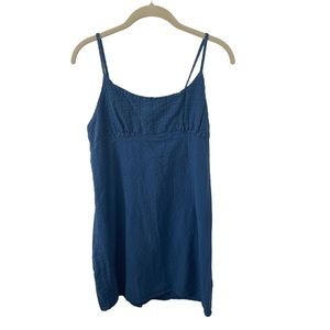 Wild fable dull blue denim textured dress Women’s L